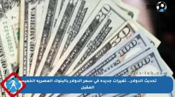 تحديث الدولار.. تغيرات جديدة في سعر الدولار بالبنوك المصرية الخميس المقبل